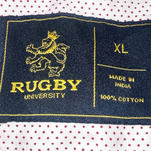 Rugby Men’s Christmas Tree Short-Sleeve Button-Down Shirt | NEW/NWOT!! 🎄🎄🎄 - Picture 3 of 7